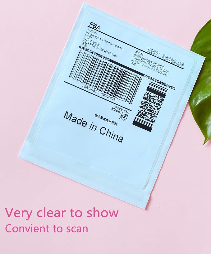 100 PCS 4.5"x 5.5" Clear Self-Adhesive Packing List Envelopes - Image 7