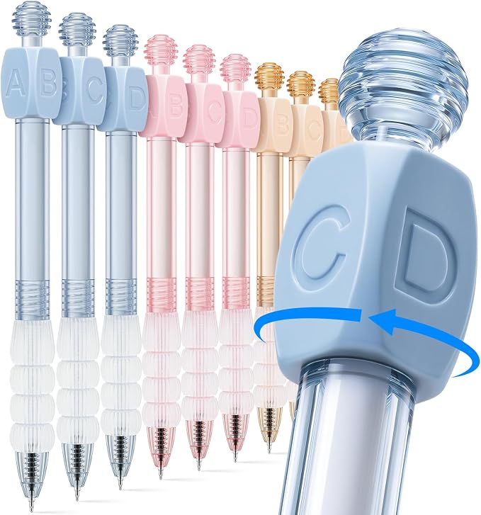 9 PACK Gel Pens, 0.5mm Black Ink Fidget Pen, Fine Point Smooth Writing Pen by Joyask