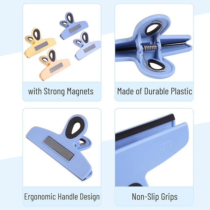 Mr. Pen- Magnetic Bag Clips, 4 Pack, Durable Plastic - Image 4