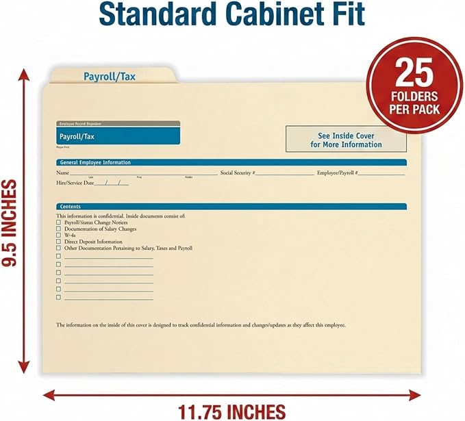 ComplyRight Payroll/Tax Folder, Document Filing Folder - Image 4