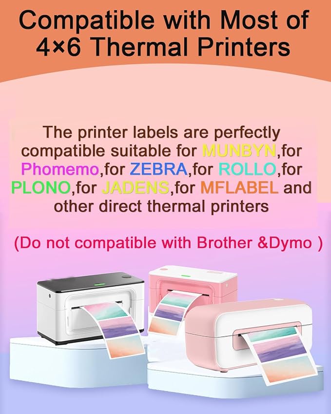 2.25 x 1.25 Thermal Labels, Self-Adhesive Address Shipping Barcode Thermal Stickers,Thermal Printer Labels Compatible with Rollo & Zebra & MUNBYN, 800 Labels for Printer, Nebula-DeskLoop Office