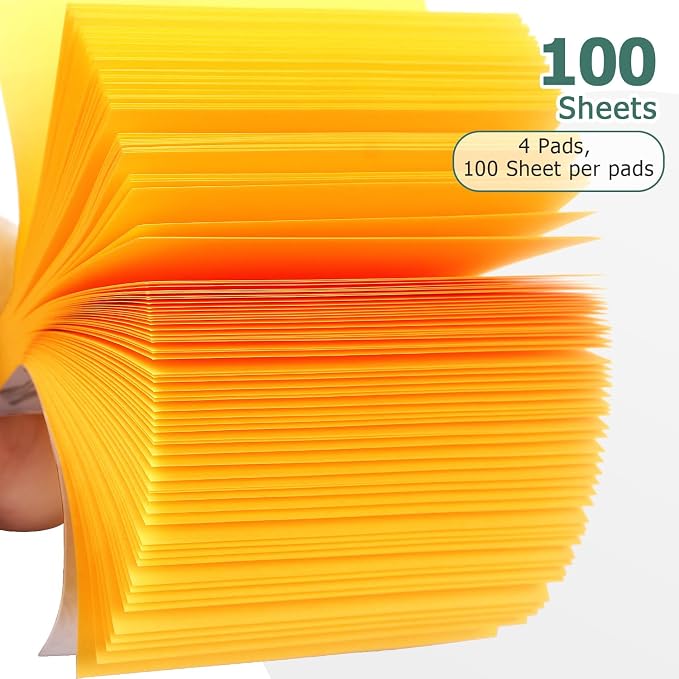 Sticky Notes 3x3 Self-Stick Notes Bright Colors Sticky Notes 4 Pads 100 - Image 4