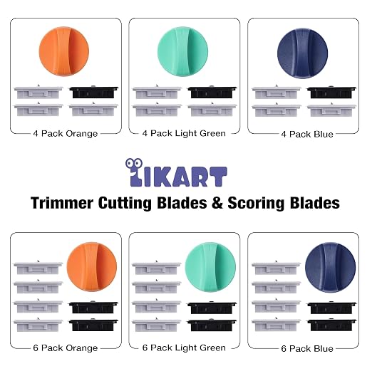 Likart 4-Pack Paper Cutter Replacement Blade Kit, Portable Trimmer Cutting - Image 6