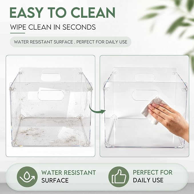 Novabright 1 Pack Acrylic File Organizer Box - Image 4