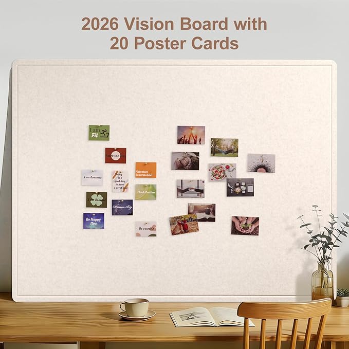 Large Vision Board 48x36, Thicken Felt Pin Board - Image 3