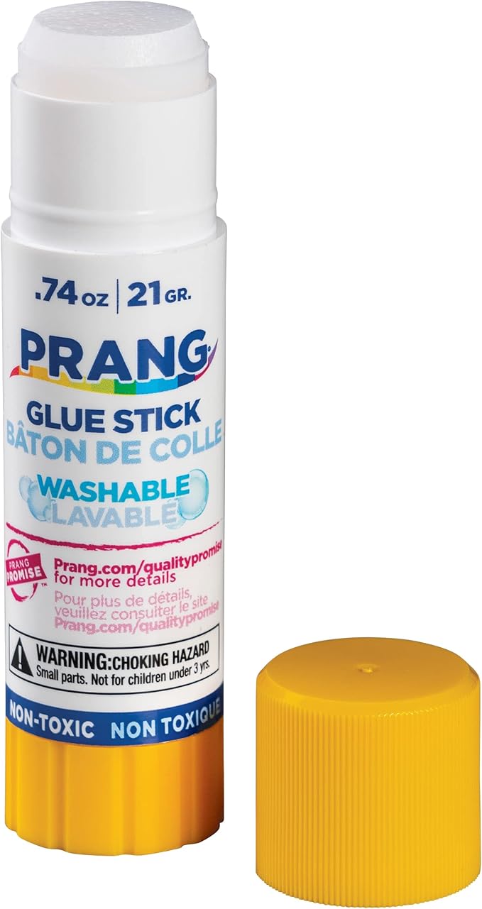 Prang Washable Glue Stick, Clear.74 Oz, 1 Count-DeskLoop Office