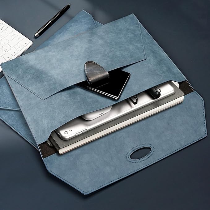 VANRA PU Leather File Folder Document Organizer Holder Waterproof Filing - Image 2