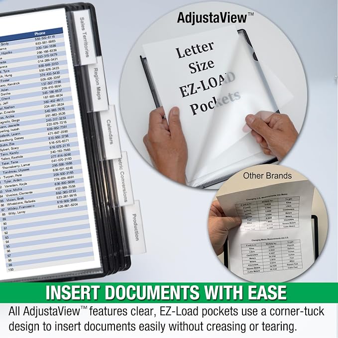 Ultimate Office AdjustaView 10-Pocket Desk Reference Organizer - Image 6