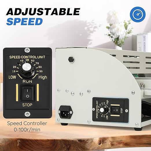 Mxmoonant Electric Creasing Machine with Adjustable Speed 0-100r/min, Paper Creaser Perforator Cutter Folder for Cards Invitations Tickets 110V-DeskLoop Office