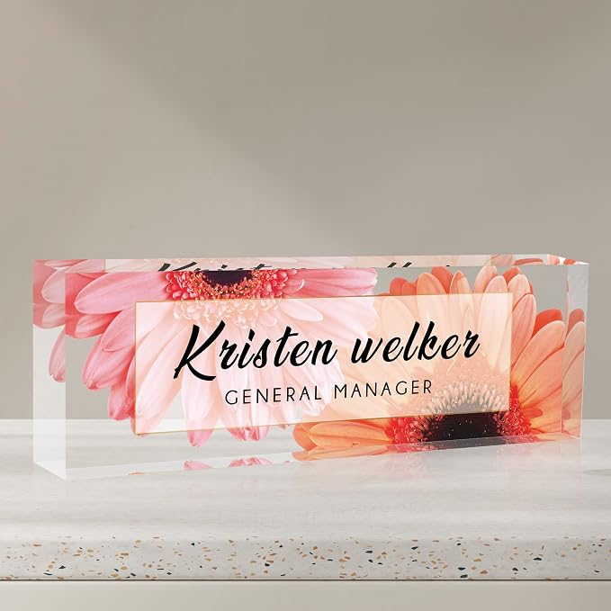 Office Desk Name Plate Personalized |Custom Name Plates - Image 5