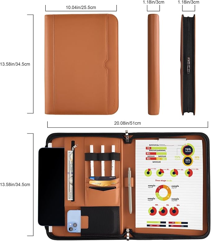 ProCase Portfolio Business Padfolio Folder - Image 5