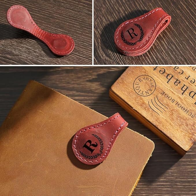 Personalized Magnetic Bookmark, 26 Custom Letters, Handmade - Image 5