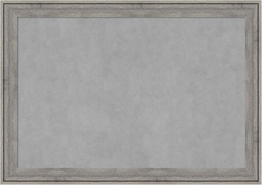 Amanti Art Grey Framed Magnetic Board 29x41 Large Vision Board by AmantiArt
