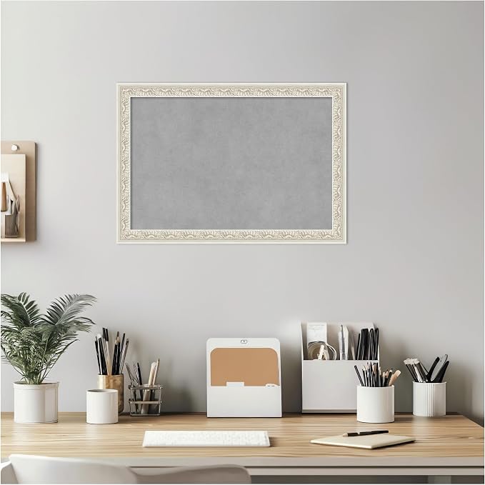 Amanti Art Silver Framed Magnetic Board 14x20 Small Vision Board - Image 5