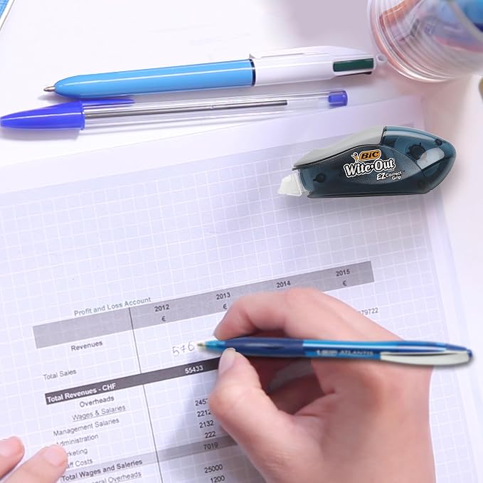 BIC Wite-Out Brand EZ Correct Grip Correction Tape, 33.5 Feet, Clean and Easy - Image 3