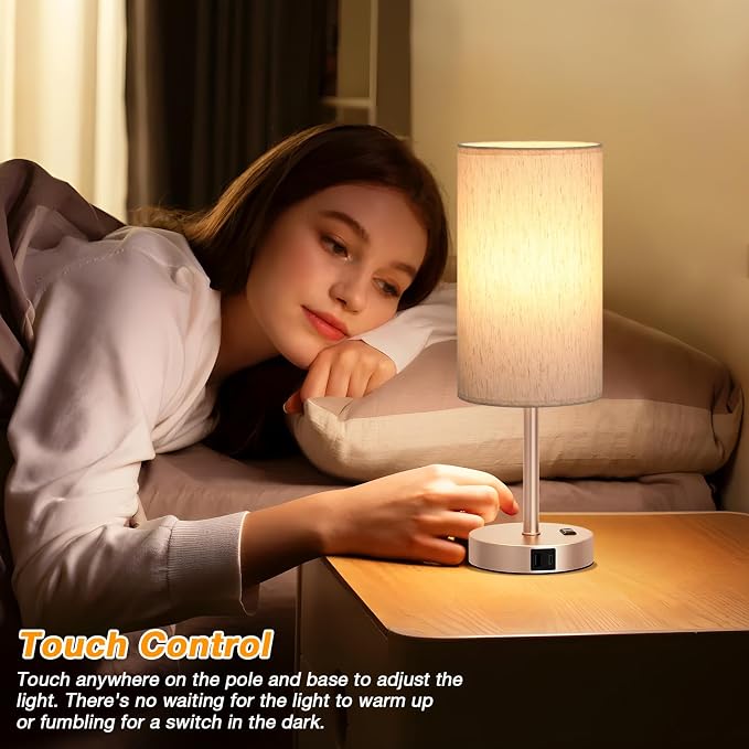 Dicoool Touch Bedside Table Lamp - Image 2