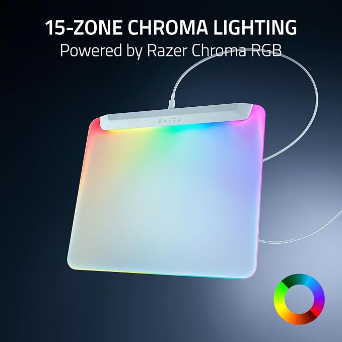 Razer Firefly V2 Pro Fully Illuminated RGB Gaming Mouse Mat: Backlit Design - Image 3