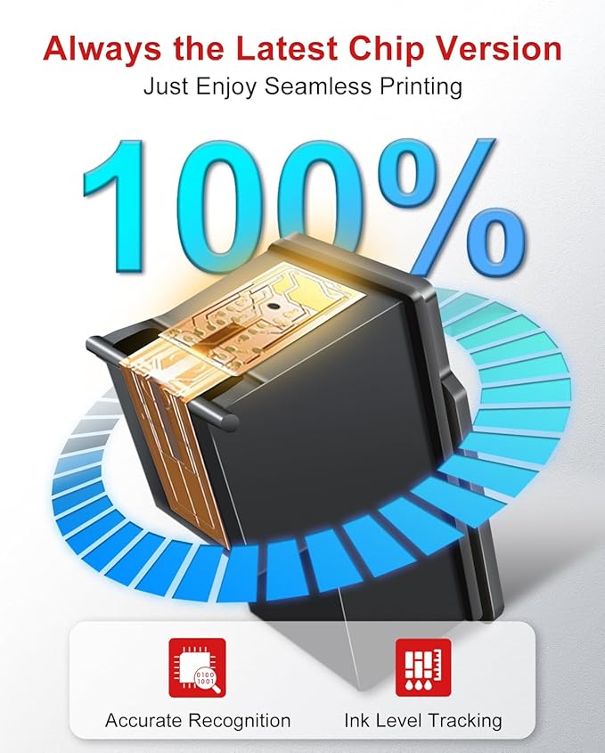 245XL 246XL Combo Pack Replacement for Canon Ink 245 246 PG-245 XL PG-245XL Black Color Ink Cartridges for Canon Pixma MX490 MX492 MG2522 TR4520 TS3322 TS202 MG2500 TS3122 TR4500 Printer-DeskLoop Office