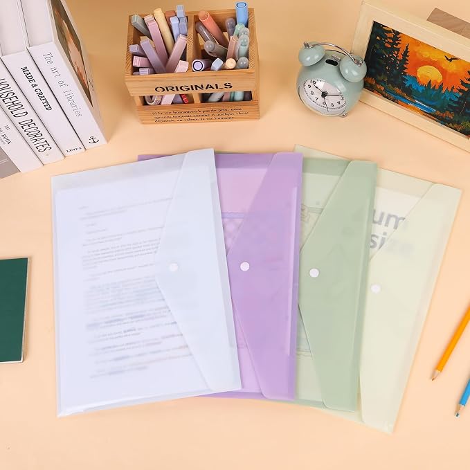 EOOUT 14pcs Plastic Envelopes, Plastic Folders - Image 6