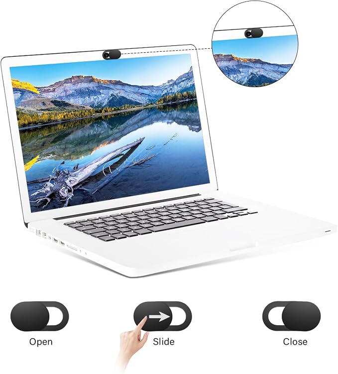 ZUCUCUC Laptop Camera Cover Slide, Camera Cover Slide, 6 Pack Ultra Thin Webcam - Image 8