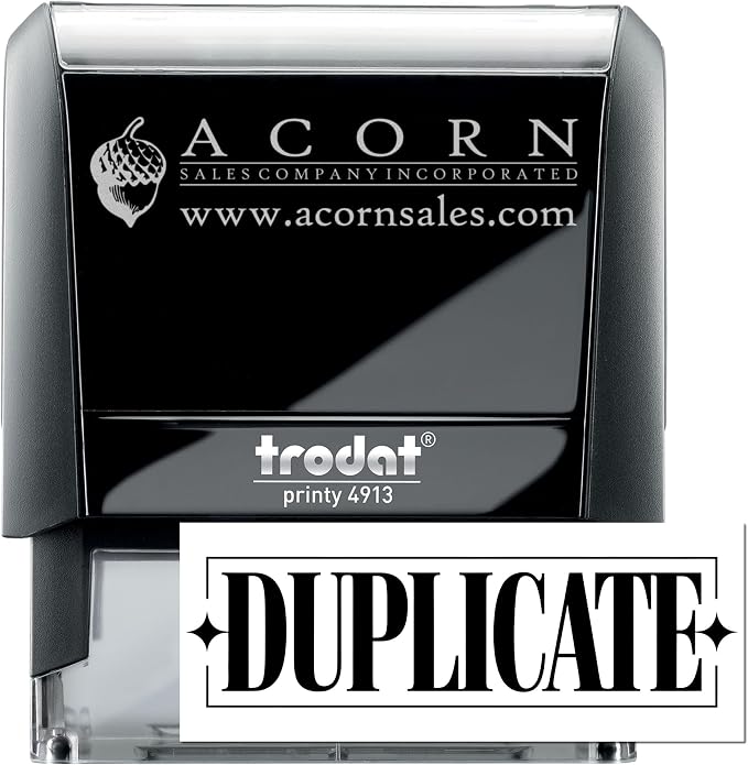 Chic Duplicate Self-Inking Stamp - Image 2