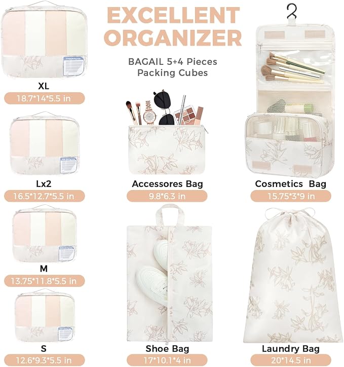 BAGAIL 9 Set Packing Cubes - Image 5