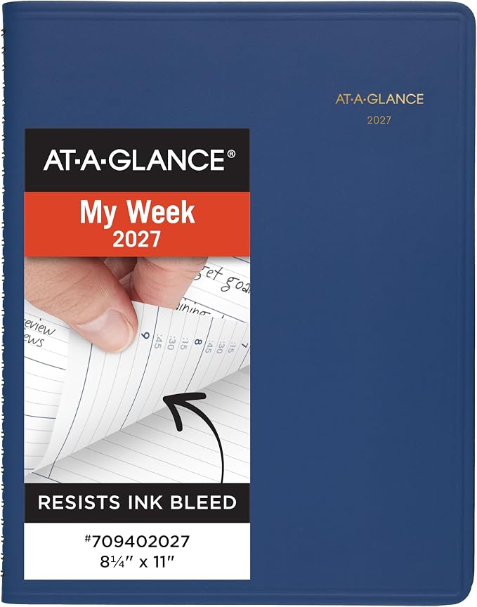 AT-A-GLANCE 2027 Appointment Book Planner, 8.25" x 11" by AT-A-GLANCE
