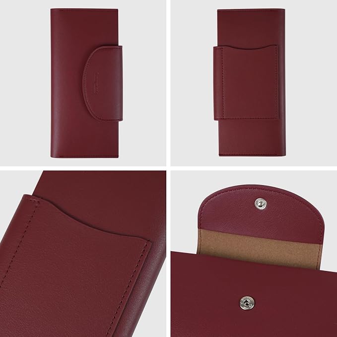 carrotez All-in-One Long Bifold 2-Tier PU Leather Wallet - Image 8