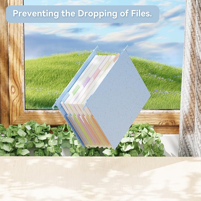 ANSOOK Letter Size Hanging File Folders, Expandable 7 Accordion Pockets - Image 6