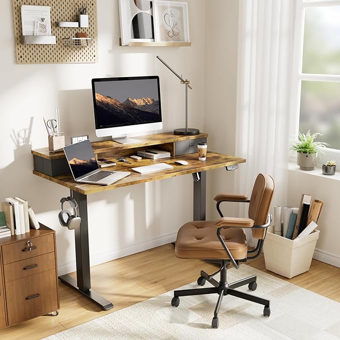 Agilestic 63 x 24 Inches Height Adjustable Electric Standing Desk - Image 2