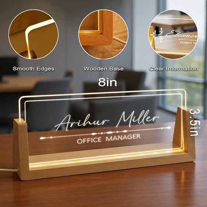 Custom Name Plate for Desk - Image 5