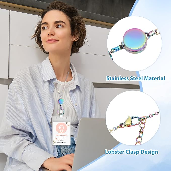 Lanyards for Id Badges 3 Pack Badge Lanyard - Image 5