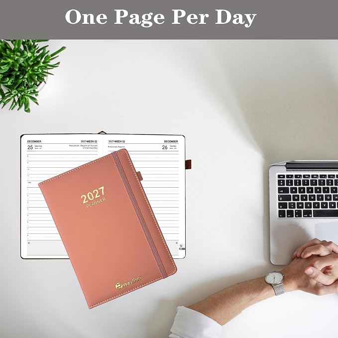 Daily Planner 2027 / Appointment Book, One Page Per Day, Jan - Image 5