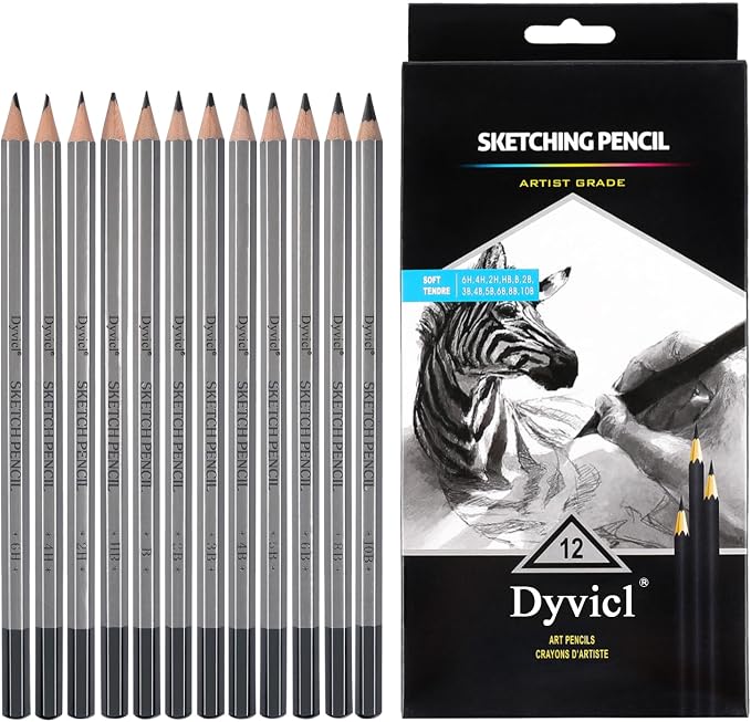 Dyvicl Professional Drawing Sketching Pencil Set by Dyvicl