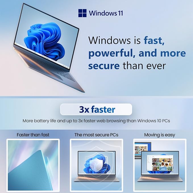 Dell Inspiron 15 3000 Laptop Computer, 15.6" FHD Laptop Notebook PC, AMD Ryzen 7 - Image 2