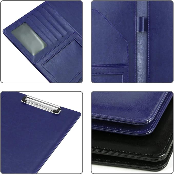 Padfolio Clipboard Folder Portfolio, Faux Leather Storage Clipboard - Image 5