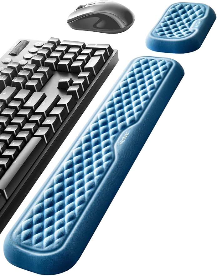 Vaydeer Wrist Rest for Keyboard and Mouse, Computer Ergonomic Wrist Support Pad by Vaydeer