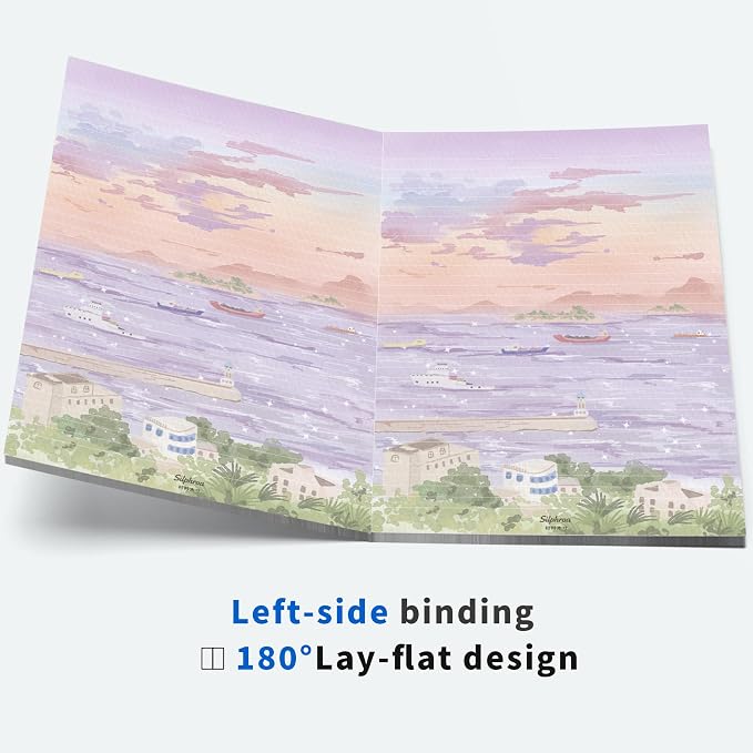 Aesthetic Stationery Notepad, 8.5 x 11 College Ruled Thick Memo Writing Pad | - Image 2