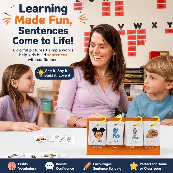 Alened Sentence Building Flash Cards - Image 2