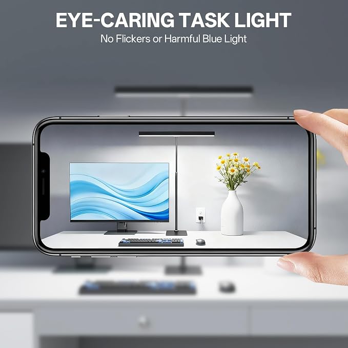 Kary LED Desk Lamp with Base, Eye-Care Architect Light - Image 4