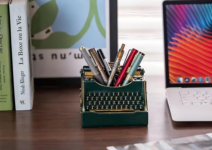 Retro Typewriter Pen Holder Desk Organizers - Image 7