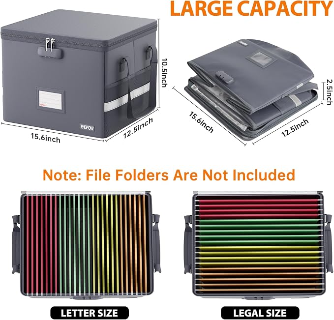 ENGPOW 5200°F File Box Fireproof Document Box - Image 8