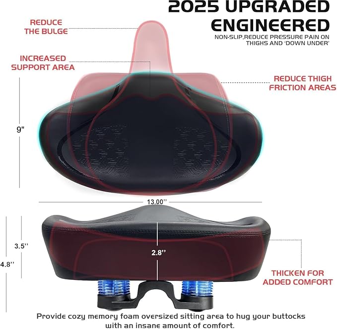 Noseless Bike Seat Cushion for Men & Women - Image 8