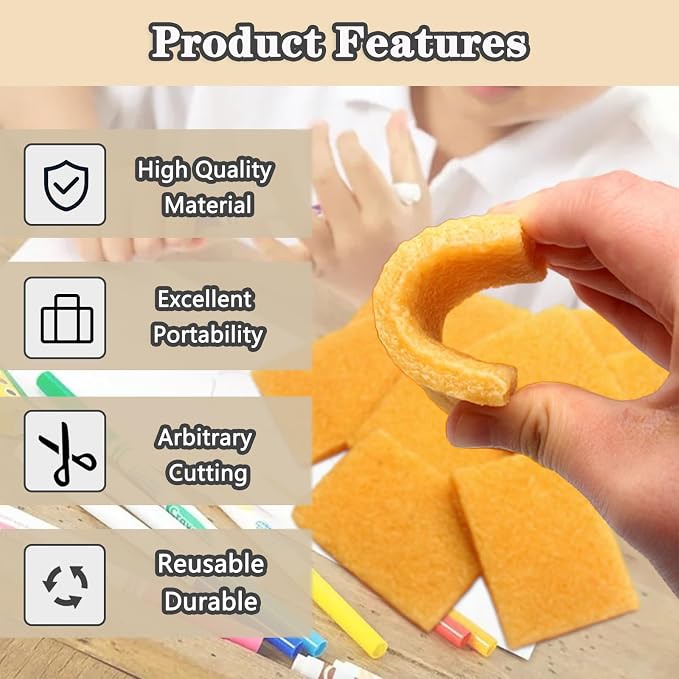 Rubber Cement Eraser, Glue and Residue Eraser Rubber Cement Cleaner - Image 4
