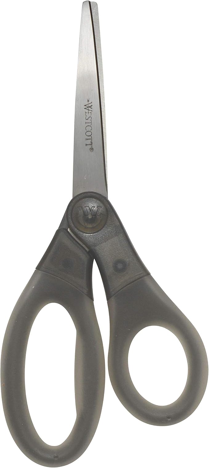 Westcott 8" Gel-Grip Multipurpose Scissors by Westcott