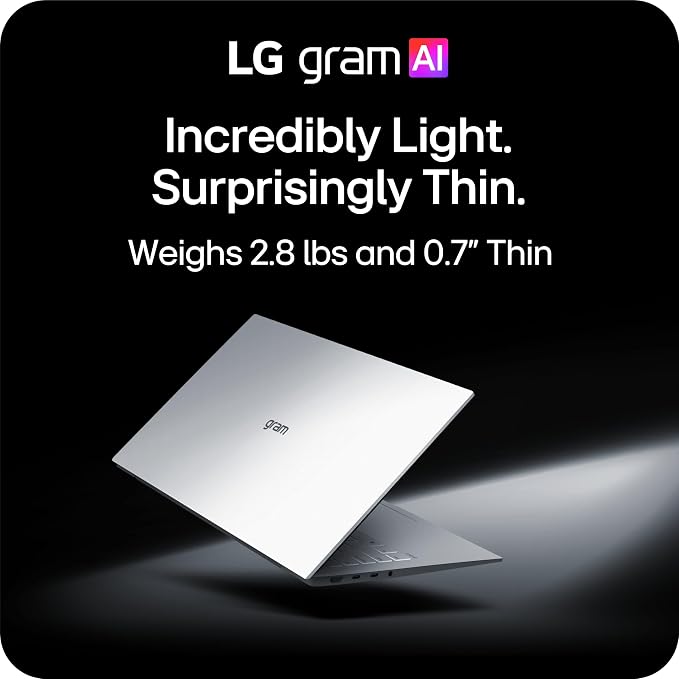 LG gram 15-inch Thin and Lightweight Dual AI Touchscreen Laptop Computer - Image 5
