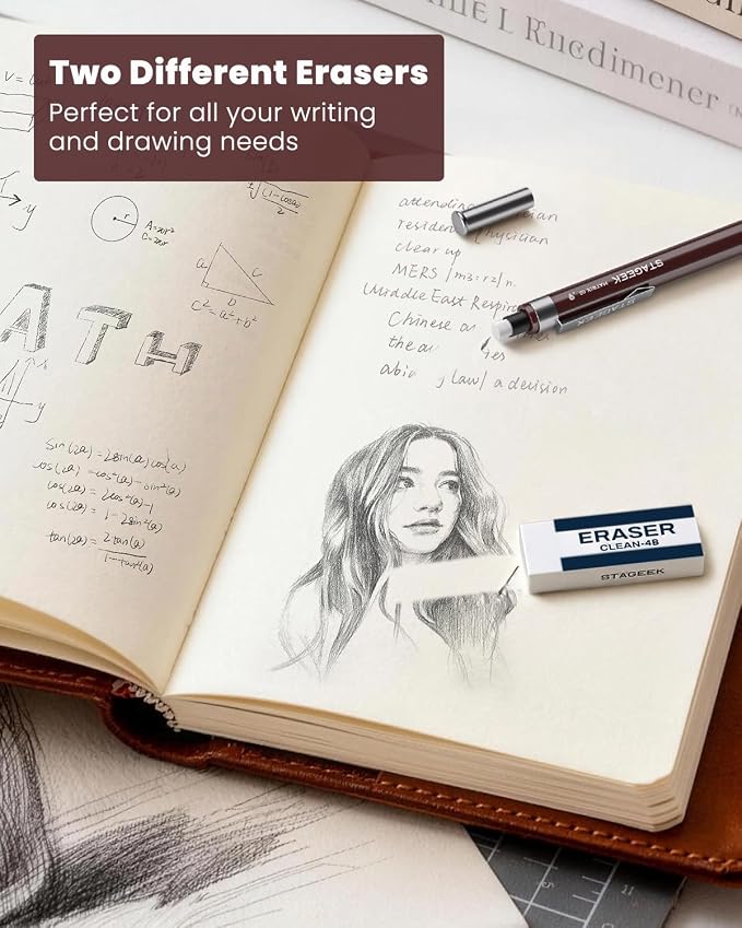 STAGEEK 0.9mm Mechanical Pencil, Metal Art & Drafting Pencil - Image 5