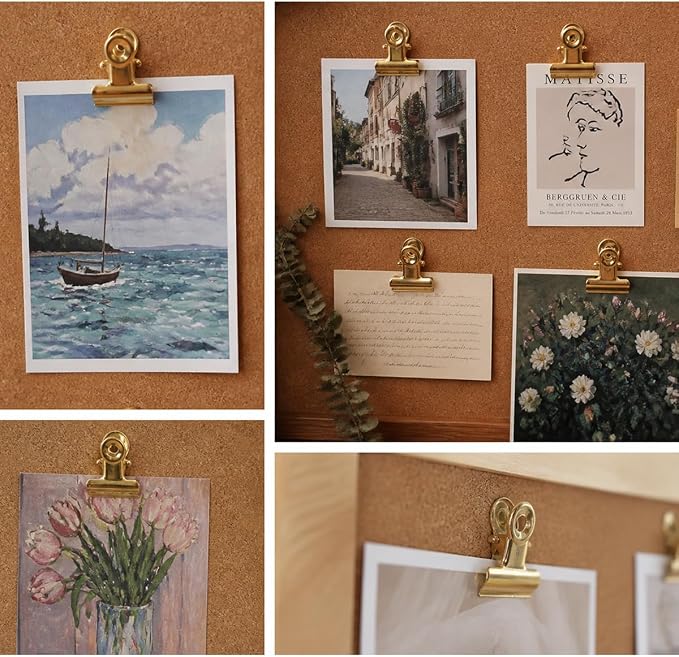 30PCs Golden Push Pins Clips Thumb Tacks - Image 6