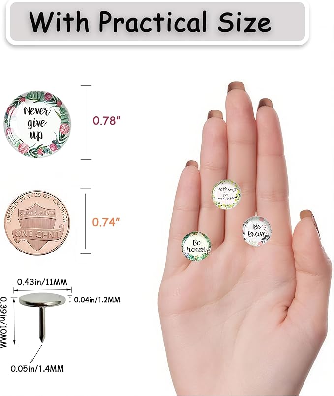 Push Pins, Thumb Tacks, Decorative Push Pins, Cute Thumb Tacks and Pushpins - Image 4