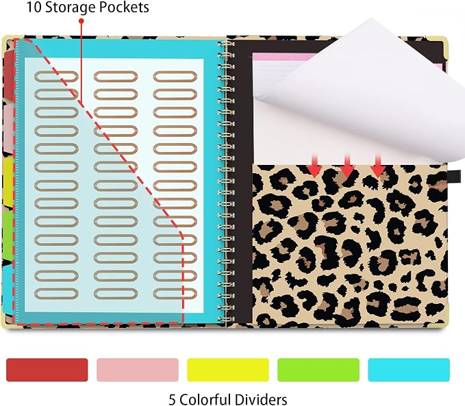 Clipboard Folio with Storage Clipboards Padfolio Notebook - Image 5